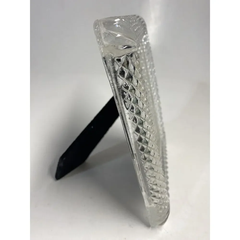 PHOTO FRAME Glass & Crystal Diamond Design for 3.5